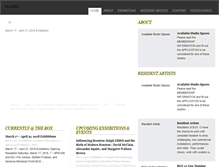 Tablet Screenshot of box13artspace.com